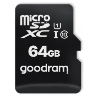 Karta pamięci GoodRAM S1A0 MicroSDXC 64 GB Class 10 UHS-I S1A0-0640R12 - Czarna | Sklep ITnes.pl - IT for BUSINESS