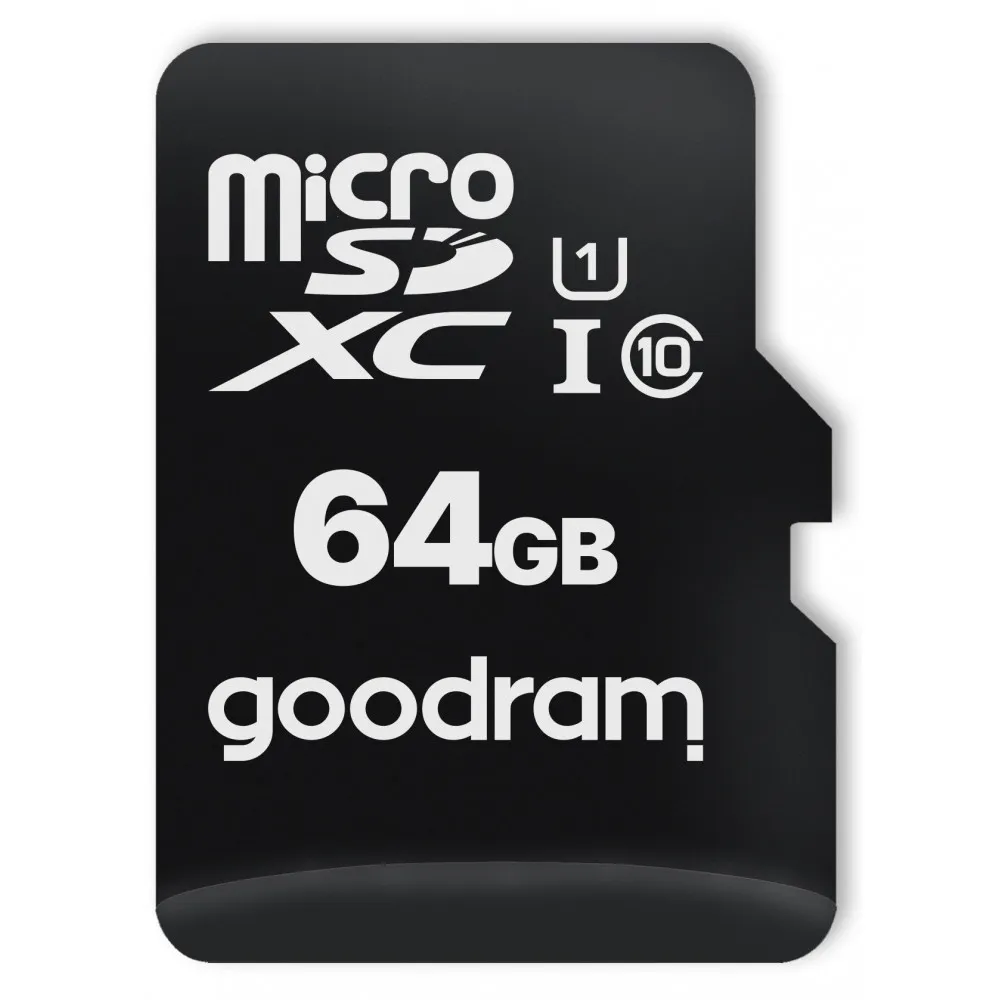 Karta pamięci GoodRAM S1A0 MicroSDXC 64 GB Class 10 UHS-I S1A0-0640R12 - Czarna | Sklep ITnes.pl - IT for BUSINESS
