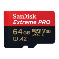 Karta pamięci SanDisk microSDXC Extreme Pro 64GB SDSQXCU-064G-GN6MA - Czarna, Czerwona | Sklep ITnes.pl - IT for BUSINESS