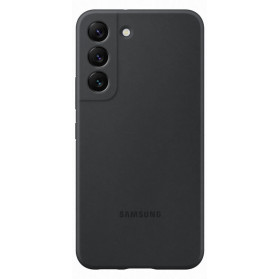 Etui na smartfon Samsung Silicone Cover EF-PS901TBEGWW do Galaxy S22 5G - Czarne - zdjęcie 3