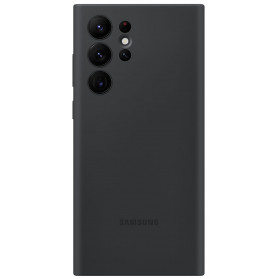 Etui na smartfon Samsung Silicone Cover EF-PS908TBEGWW do Galaxy S22 Ultra 5G - Czarne - zdjęcie 3