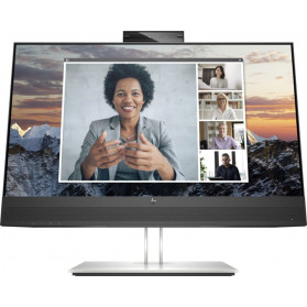 Monitor HP 40Z32AA - 23,8", 1920x1080 (Full HD), 75Hz, IPS, 5 ms, kamera, USB-C, Czarno-srebrny - zdjęcie 6