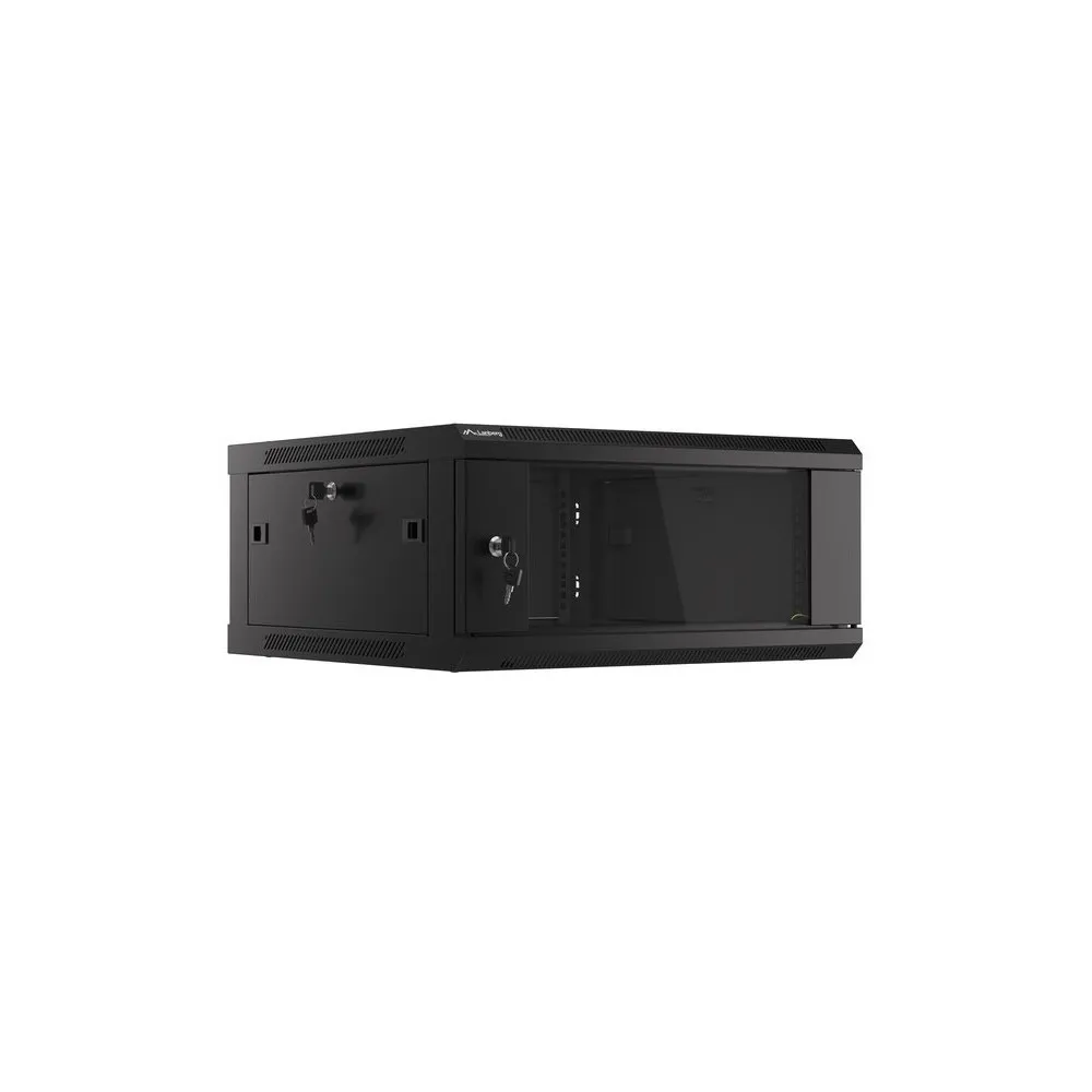 Szafa rack 19" 4U Lanberg WF01-6604-10B, 600 x 290 x 600 mm | Sklep ITnes.pl, IT for BUSINESS