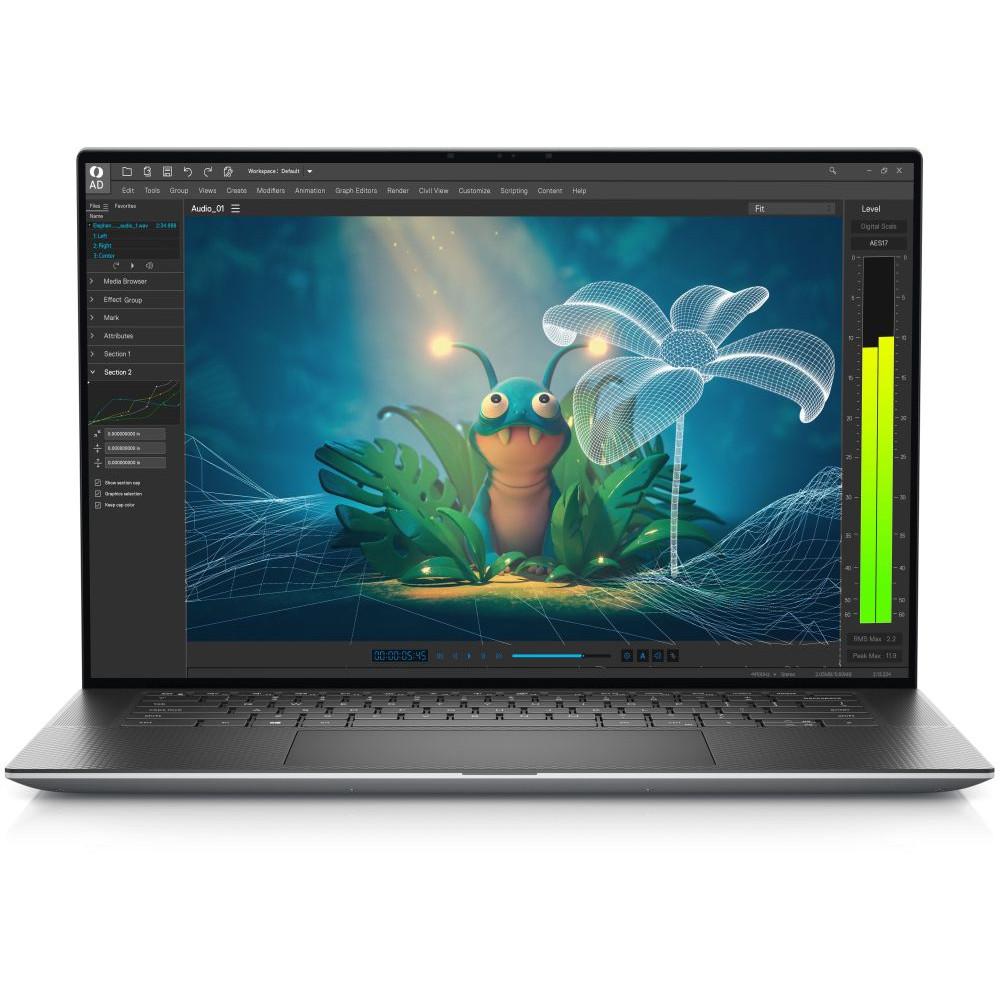 Laptop Dell Precision 5770 N202P5770EMEA_VP - i7-12800H/17" WQUXGA IPS MT/RAM 32GB/512GB/RTX A3000/Srebrno-czarny/Win 11 Pro/3OS ProSupport NBD - zdjęcie