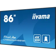 Monitor iiyama ProLite LH8665UHSB-B1, 86", 3840x2160 (4K), IPS, 8 ms, Czarny | Sklep ITnes.pl, IT for BUSINESS