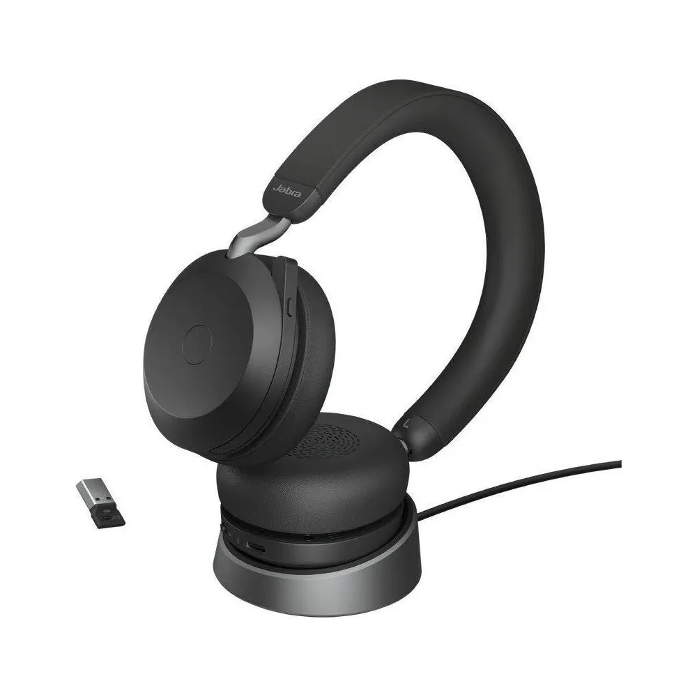 Zestaw słuchawkowy Jabra Evolve2 75 Link380a UC Stereo Stand 27599-989-989 - Czarny | Sklep ITnes.pl - IT for BUSINESS