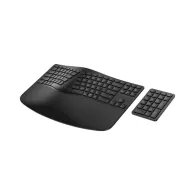 Klawiatura bezprzewodowa HP 965 Ergonomic Wireless Keyboard 7E756AA - Czarna