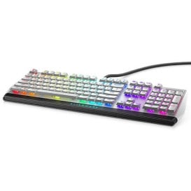 Klawiatura Dell Alienware 510K Low-profile RGB Mechanical Gaming Keyboard 545-BBCH - Biała, Wielokolorowa