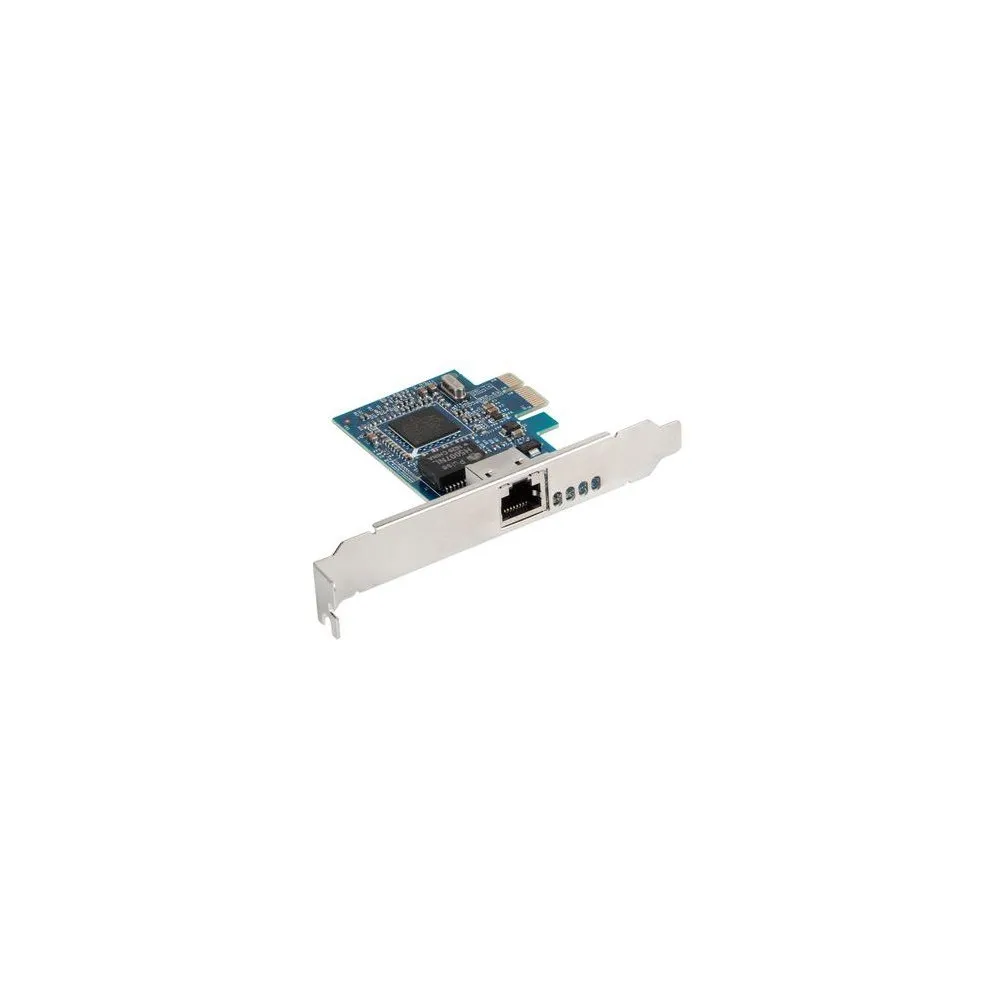 Karta sieciowa LAN Lanberg PCIe 1GB Broadcom BCM5751 PCE-1GB-001, 1x 100, 1000Mbps RJ45, śledź low profile | Sklep ITnes.pl, IT 