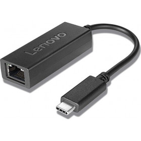 Adapter Lenovo USB-C ,  Ethernet 4X90S91831 - Czarny - zdjęcie 1
