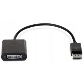 Adapter HP DisplayPort / DVI F7W96AA - Czarny