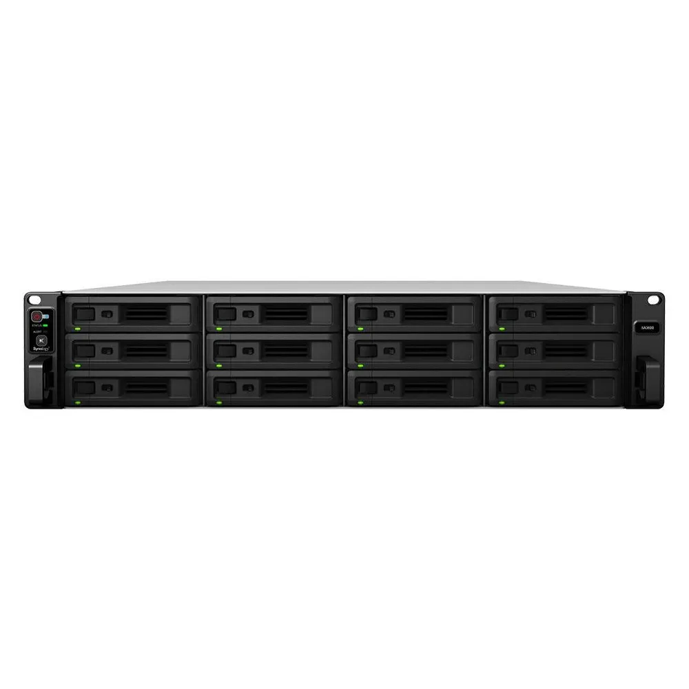 Serwer NAS Synology Rack SA SA3200D - Rack (2U)/Intel Xeon D-1521/8 GB RAM/12 wnęk/hot-swap/5 lat Carry-in