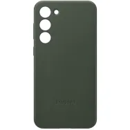 Etui na smartfon Samsung Leather Case EF-VS916LGEGWW do Galaxy S23+, Zielone | Sklep ITnes.pl, IT for BUSINESS