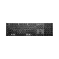 Klawiatura bezprzewodowa HP 725 Multi-Device Rechargeable Wireless Keyboard 9T5B2AA - Czarna
