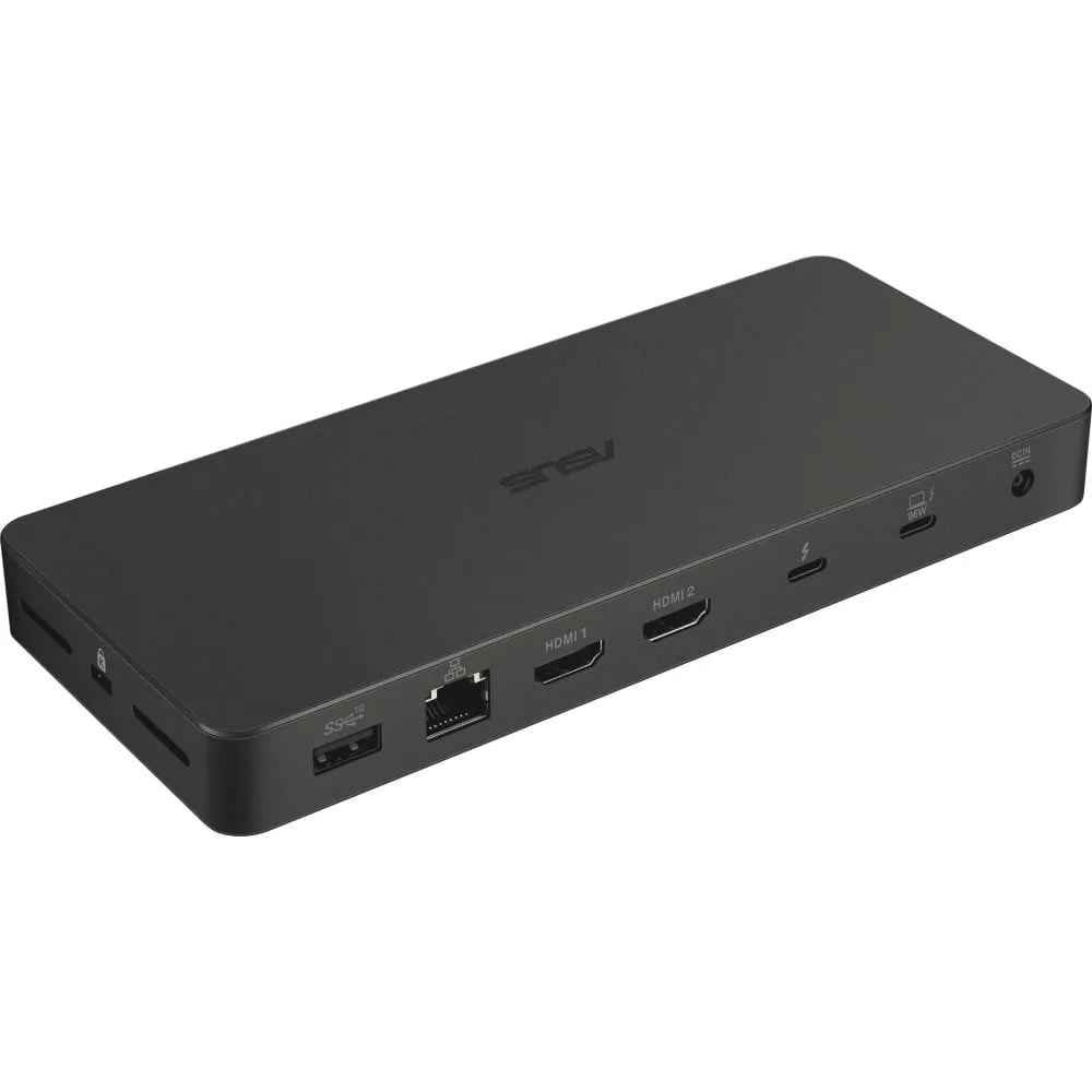 Stacja dokująca ASUS Triple 4K Thunderbolt 4 Dock DC500 90XB08DN-BDS010 - PD 96W, Czarna Stacja dokująca ASUS Triple 4K Thunderbolt 4 Dock DC500 90XB08DN-BDS010 - PD 96W, Czarna