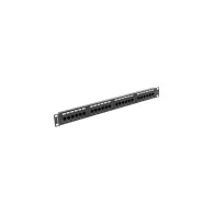 Lanberg PATCH PANEL 24 PORT 1U KAT.5E CZARNY - PPU5-1024-B | Sklep ITnes.pl - IT for BUSINESS