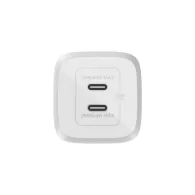 Ładowarka sieciowa Belkin 45W Dual USB-C GaN Charger Universal - 2 x USB-C, Biała - WCH011VFWH | Sklep ITnes.pl - IT for BUSINES