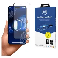Matowe szkło hartowane 3mk HardGlass Matt Max do iPhone 16 5903108588874