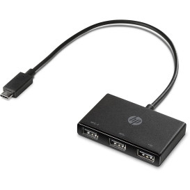 Hub HP USB-C / USB-A Z6A00AA - Czarny