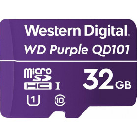 Karta pamięci WD Purple SC QD101 Ultra Endurance microSD 32GB WDD032G1P0C - Fioletowa