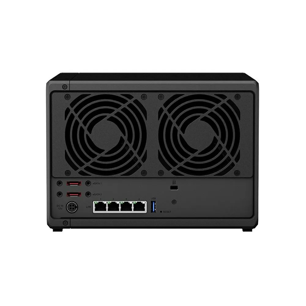 Zdjęcie produktu Serwer NAS Synology Desktop Plus DS1520K1 - Desktop/Intel Celeron J4125/8 GB RAM/16 TB/5 wnęk/2 x M.2/hot-swap/3 lata Carry-in