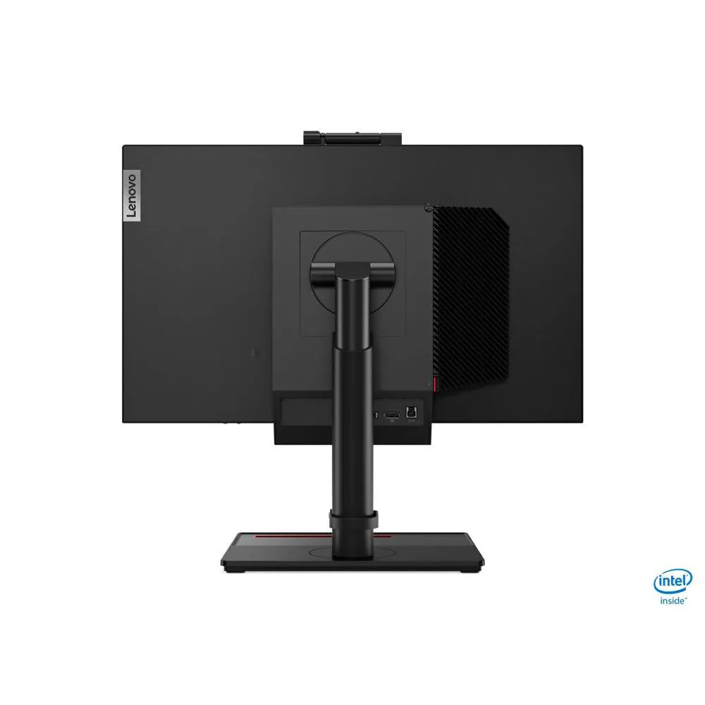Monitor Lenovo ThinkCentre Tiny-In-One 24 Gen 4 11GEPAT1EU - 23,8"/1920x1080 (Full HD)/60Hz/IPS/4 ms/pivot/kamera/Czarny - zdjęcie