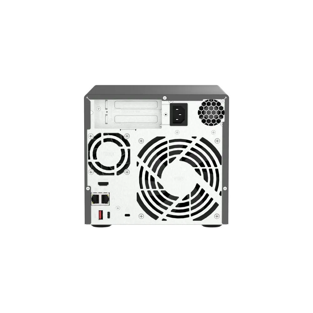 Zdjęcie produktu Serwer NAS QNAP Tower TVS-H474-PT-DOW - Tower/Intel Pentium Gold G7400/64 GB RAM/8 TB/4 wnęki/2 x M.2/hot-swap