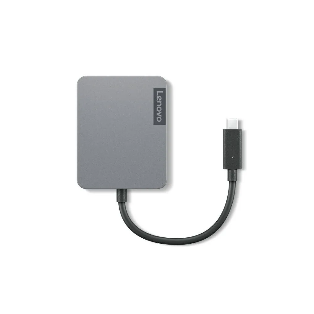 Replikator portów Lenovo USB Type-C Travel Hub Gen. 2 4X91A30366, 1 x USB-C 2.0, 1 x VGA (D-sub), 1 x HDMI, 1 x Gigabit Ethernet