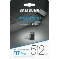 Pendrive Samsung FIT Plus 2020 512GB USB 3.1 MUF-512AB/APC - Srebrny, Czarny