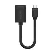 Adapter Unitek microUSB / USB-A AF Y-C438GBK, 20 cm, Czarny | Sklep ITnes.pl, IT for BUSINESS
