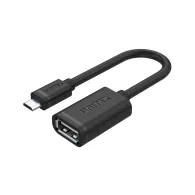 Adapter Unitek microUSB, USB-A AF Y-C438GBK - zdjęcie poglądowe 1