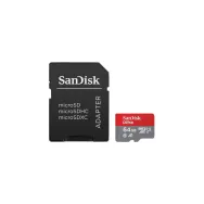 Karta pamięci SanDisk Ultra microSDXC 64GB 140MB/s + adapter SDSQUAB-064G-GN6MA - Szara, Czerwona | Sklep ITnes.pl - IT for BUSI