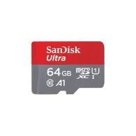 Karta pamięci SanDisk Ultra microSDXC 64GB 140MB/s + adapter SDSQUAB-064G-GN6MA - Szara, Czerwona | Sklep ITnes.pl - IT for BUSI