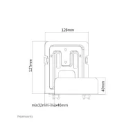 Uchwyt Neomounts by Newstar Neomounts Universal Mediabox Mount 32-46 mm głębokości AWL-440BL - Czarny