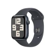 Smartwatch Apple Watch SE 44mm GPS alu w kolorze północy z paskiem sportowym w kolorze północy MRE73QP/A - S|M