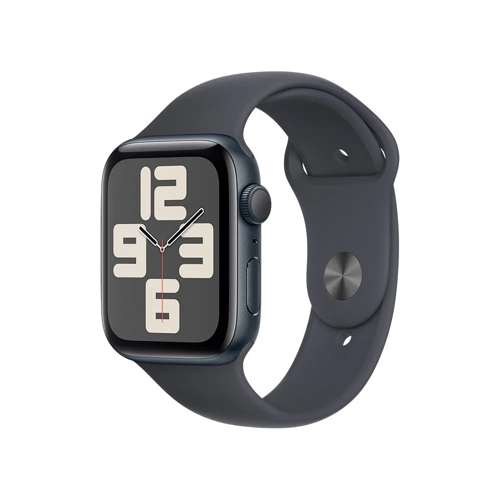 Smartwatch Apple Watch SE 44mm GPS alu w kolorze północy z paskiem sportowym w kolorze północy MRE73QP/A - S|M