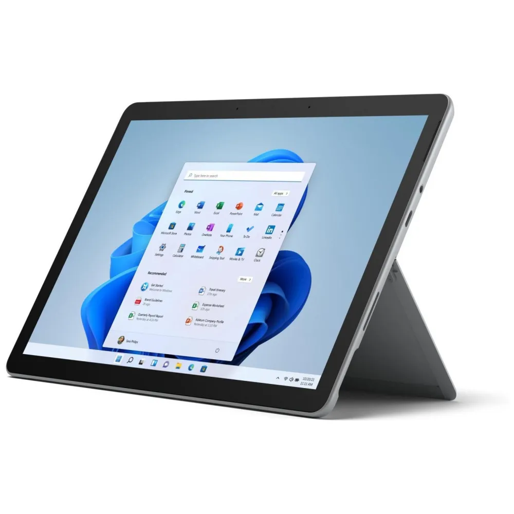 Zdjęcie produktu Tablet Microsoft Surface Go 4 XHU-700004 - N200/10,5" 1920x1280/128GB/RAM 8GB/Platynowy/Kamera 8+1Mpix/Windows 11 Pro/4 lata EHS