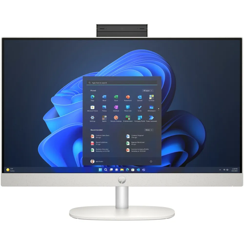 Zdjęcie produktu Komputer All-in-One HP ProOne 240 G10 936H77GUEA - i5-1335U/23,8" Full HD IPS/RAM 16GB/SSD 1TB/Biały/Wi-Fi/Windows 11 Pro