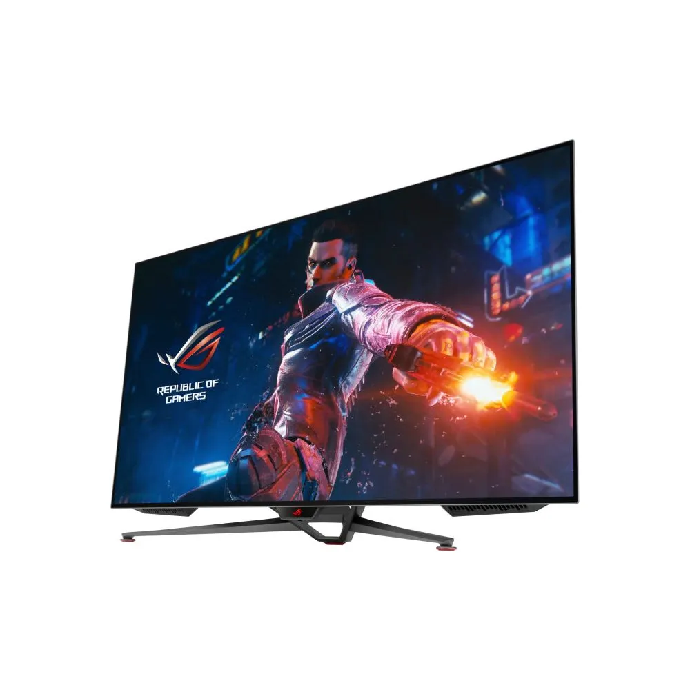Zdjęcie produktu Monitor ASUS ROG Swift PG48UQ 90LM0840-B01970 - 47,5"/3840x2160 (4K)/OLED (Organic Light Emitting Diode)/FreeSync/1 ms/Czarno-Biały