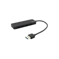 Hub i-tec USB 3.0 Metal HUB 4 Port + individual On/Off Switches U3CHARGEHUB4, Czarny | Sklep ITnes.pl, IT for BUSINESS