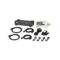Przełącznik KVM Aten CS1922-AT-G - kontrola 2 komputerów, wbudowany koncentrator USB 3.0, porty DisplayPort 4K | Sklep ITnes.pl 