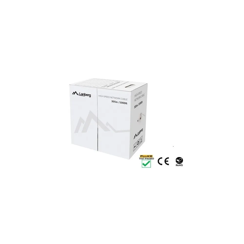 Kabel LAN UTP Lanberg LCU5-12CU-0305-R, kat. 5E, 305m, CU, kolor czerwony | Sklep ITnes.pl, IT for BUSINESS