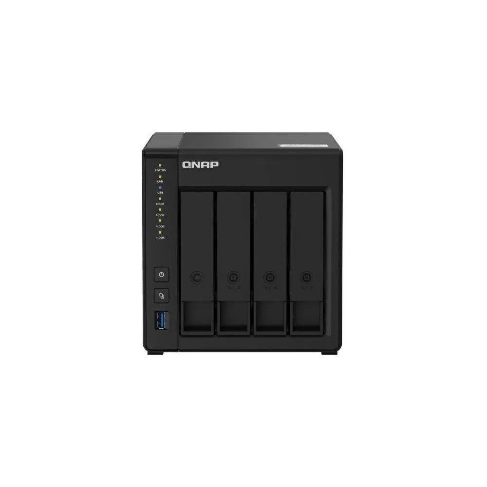 Serwer NAS QNAP Tower TS-451D2-JDAG, Tower, Intel Celeron J4025, 4GB RAM, 3TB, 4 wnęki, hot-swap | Sklep ITnes.pl, IT for BUSINE