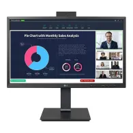 Monitor LG 24BP750C-B, 23,8", 1920x1080 (FHD), 75Hz, IPS, 5 ms, pivot, kamera, USB-C, Czarny | Sklep ITnes.pl, IT for BUSINESS