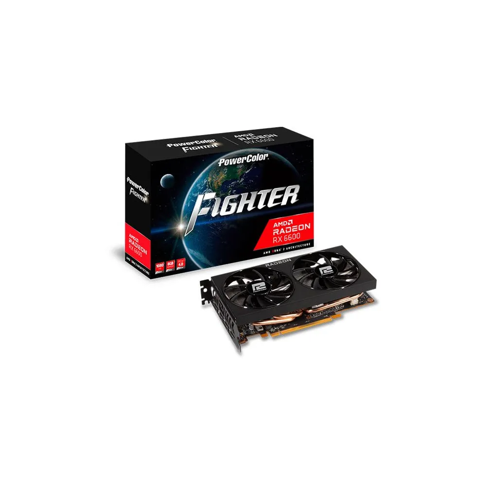 Karta graficzna PowerColor Fighter AMD Radeon RX 6600 8GB GDDR6 - AXRX 6600 8GBD6-3DH | Sklep ITnes.pl - IT for BUSINESS
