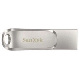 Pendrive SanDisk Ultra Dual Drive Luxe 128GB SDDDC4-128G-G46 - Kolor srebrny