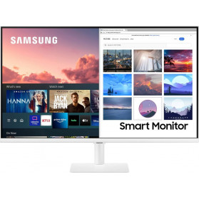 Monitor Samsung LS32AM703UUXEN - 31,5", 3840x2160 (4K), VA, 8 ms, USB-C, Biały - zdjęcie 7