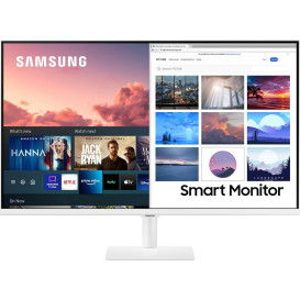 Monitor Samsung Smart LS32AM703UUXEN - 32"/3840x2160 (4K)/60Hz/VA/HDR/8 ms/USB-C/Biały