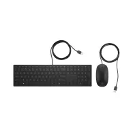 Zestaw klawiatury i myszy HP Pavilion Wired Keyboard and Mouse 400 4CE97AA - Czarny