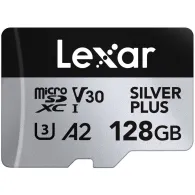 Karta pamięci Lexar microSDXC 128 GB Professional SILVER PLUS LMSSIPL128G-BNANG - 205|150MB|s, UHS-I, C10, A2, V30, U3